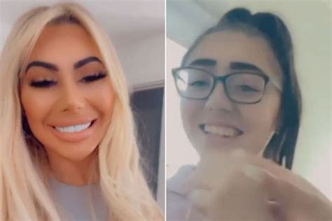 Chloe Ferry gets a visit from rarely